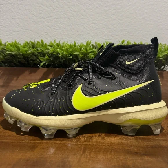Nike Alpha Huarache NXT MCS “All Star” Black/Lime/Volt Baseball Cleats